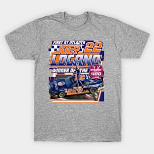 Joey Logano Checkered Flag T-Shirt